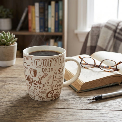 13oz Cream Coffee Mugs