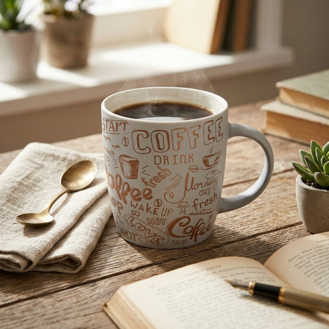 13oz Light Blue Coffee Mugs