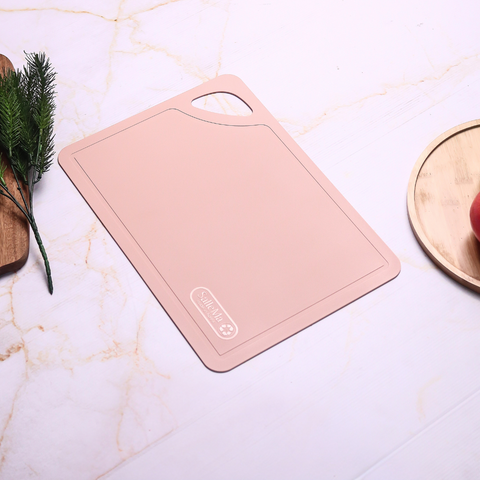 Peach Pink Handy Large Cutting Board