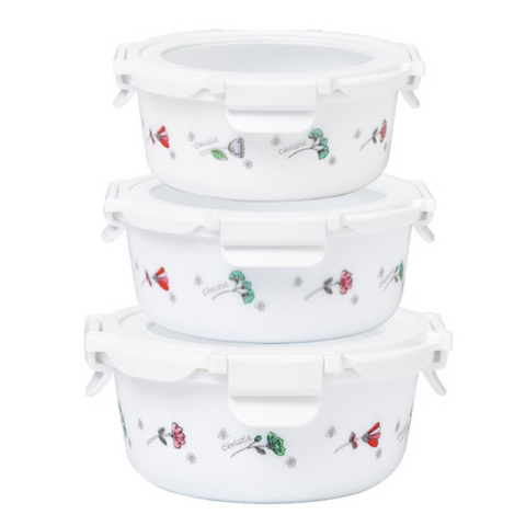 11 Piece Fleur Des Champs Airtight Containers