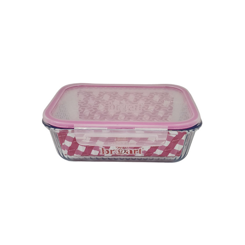 640ml Optical Rectangular Glass Storage Container