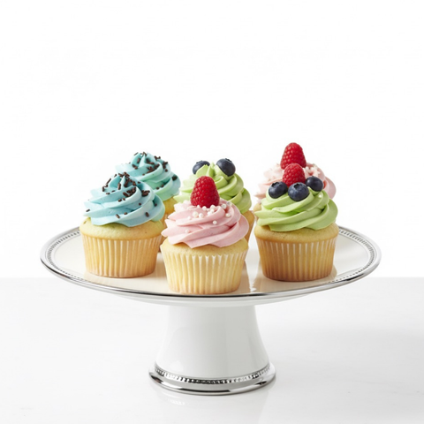 11.8 Inch Silver Cake Stand