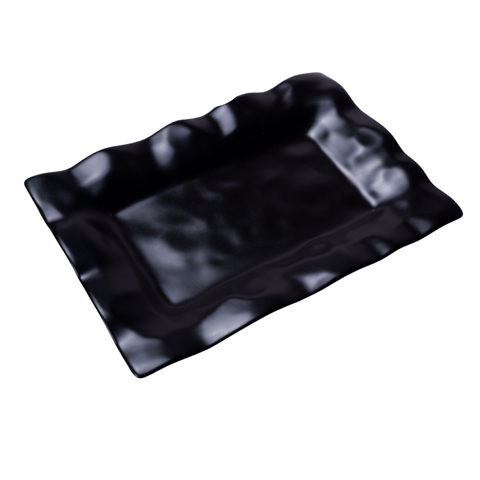 13 Inch Black Rectangular Serving Platter