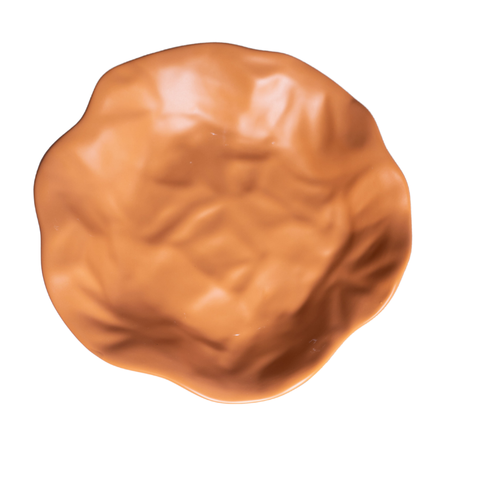 11 Inch Orange Round Serving Platter