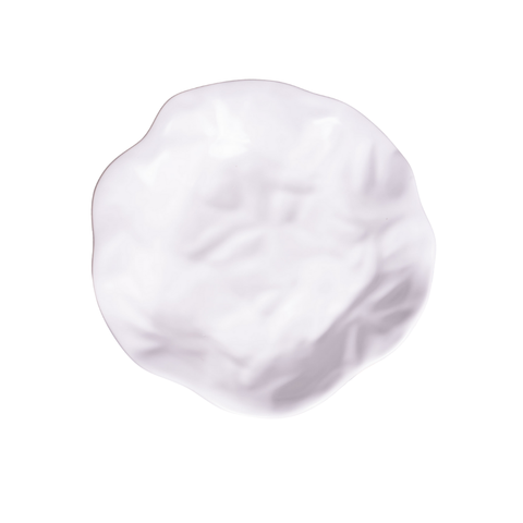 11 Inch White Round Serving Platter