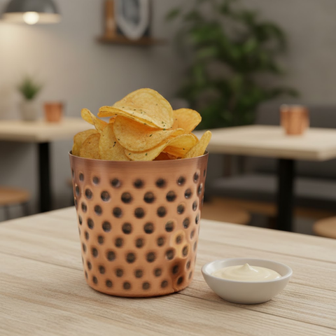 8.5cm Rose Gold Chip Cup