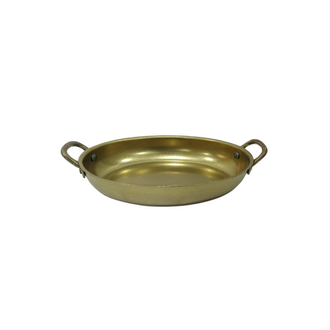 18.5cm Vintage Gold Pvd Oval Dish