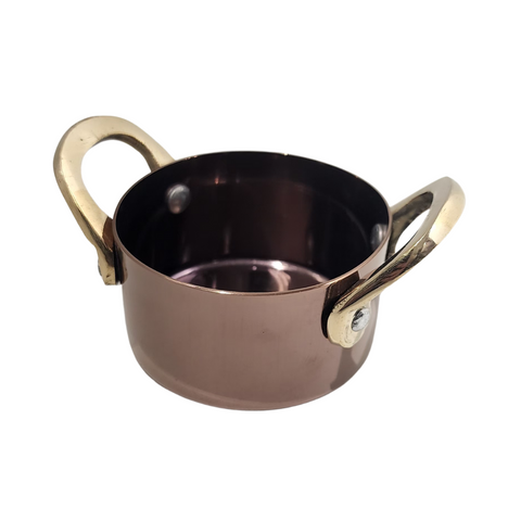 7cm Glossy Caramel Pvd Mini Dish