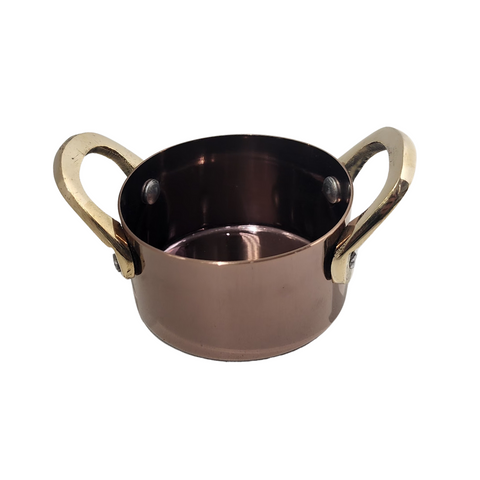 7cm Glossy Caramel Pvd Mini Dish