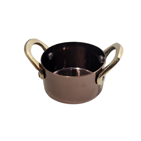 7cm Glossy Caramel Pvd Mini Dish