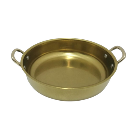 18.5cm Vintage Gold Pvd Round Dish