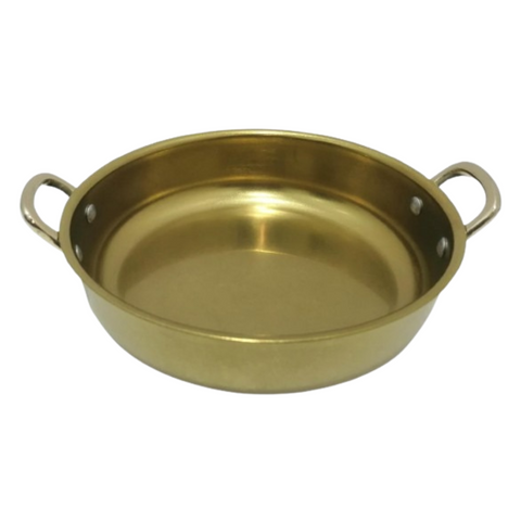 24.5cm Vintage Gold Pvd Round Dish