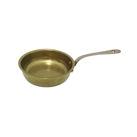 13.5cm Vintage Gold Pvd Mini Fry Pan