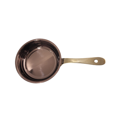 13.5cm Glossy Caramel Pvd Mini FryPan