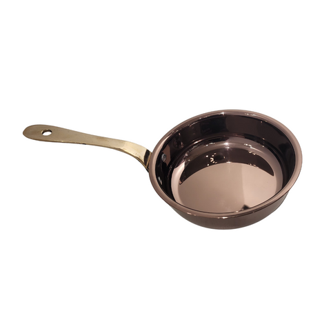 13.5cm Glossy Caramel Pvd Mini FryPan
