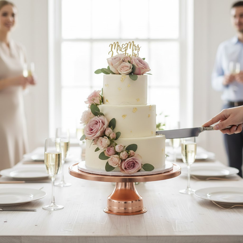 Copper Plated Cake Stand