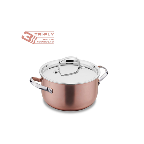 20cm Divani Copper Deep Casserole