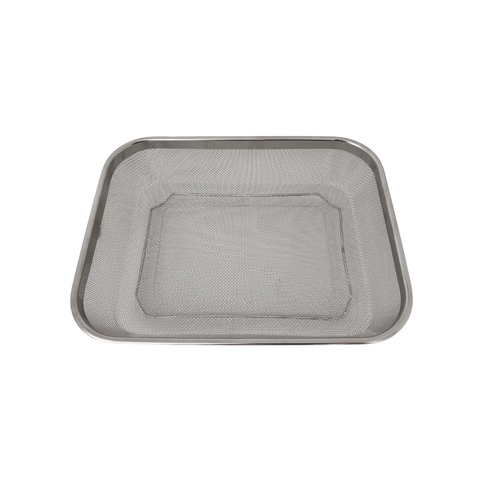 28cm Stainless Steel Rectangular Mesh Serving Basket