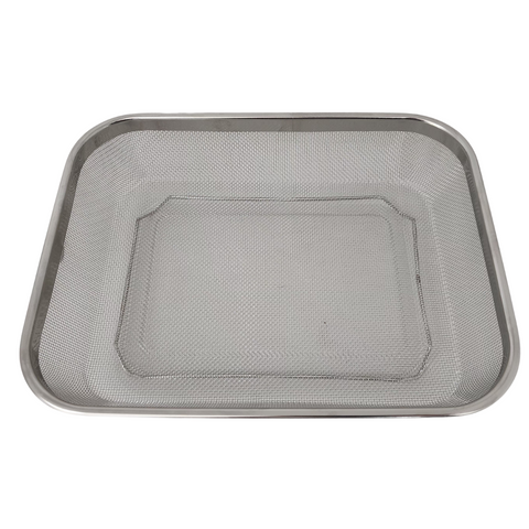 30.5cm Stainless Steel Rectangular Mesh Serving Basket