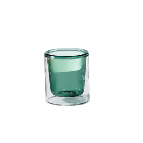 2 Piece Borosilicate Double Wall Glass Cup Set