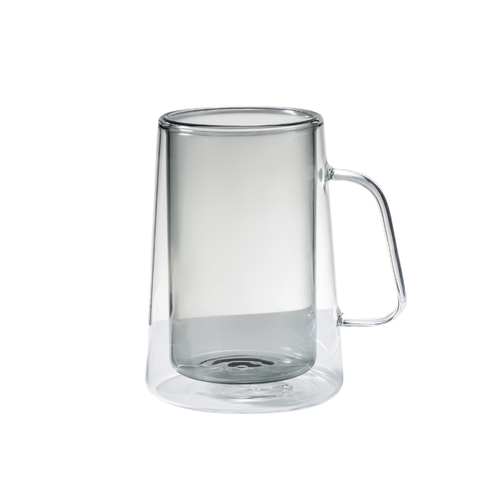 2 Piece Borosilicate Double Wall Glass Cup Set