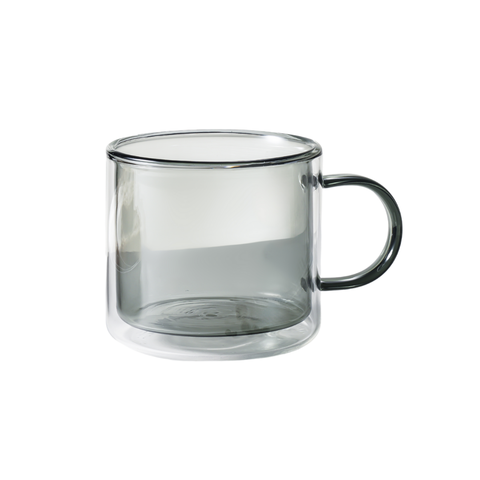 2 Piece Borosilicate Double Wall Glass Cup Set