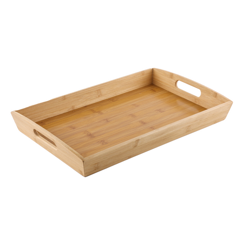 44cm Bamboo Rectangle Tray