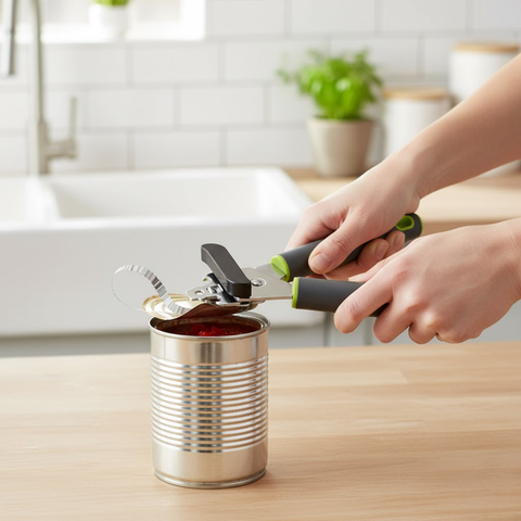 Grey Handle Can Opener