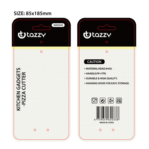 Grey Handle Pizza Cutter