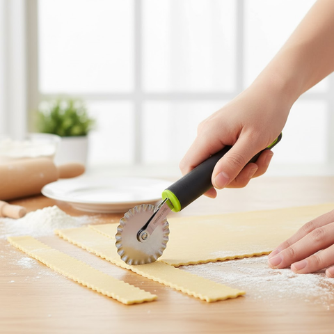 Grey Handle Pastry/Pizza Cutter