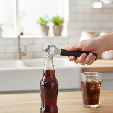 Grey Handle Bottle Opener