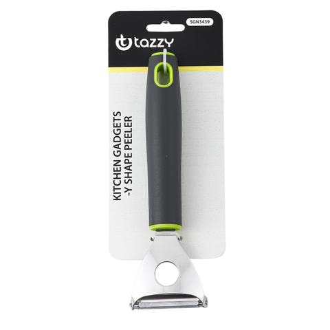 Grey Handle Y Shape Peeler