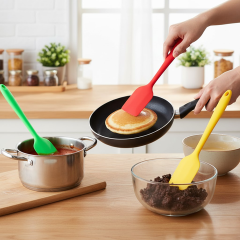4 Piece Silicone Spatula Set