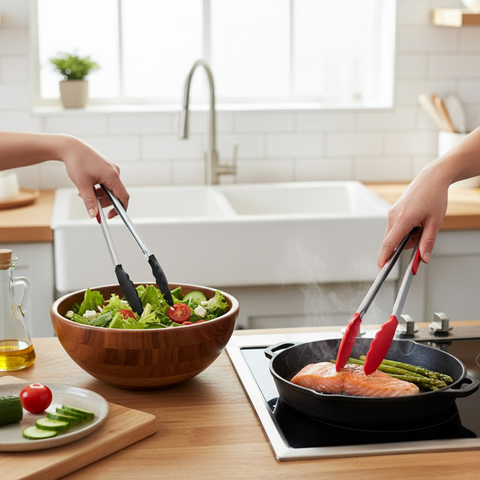 14" Silicon Serving Tong