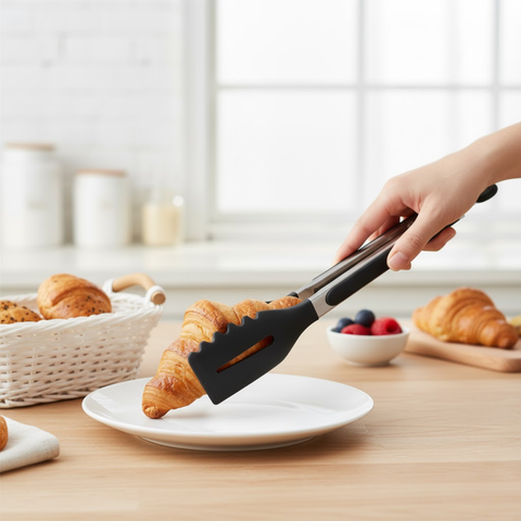 9" Silicon Serving Tong