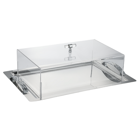 Stainless Steel Tray With Acrylic Cover