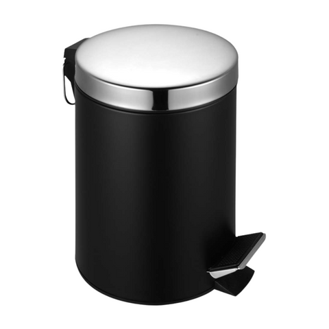 3 Litre Matt Black Dust Bin