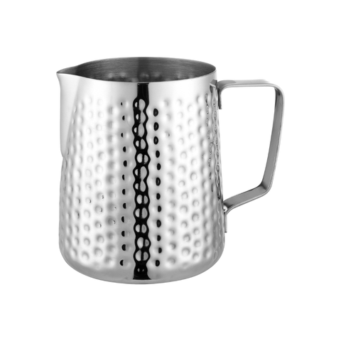 900ml Hammered Stainless Steel Milk Pot