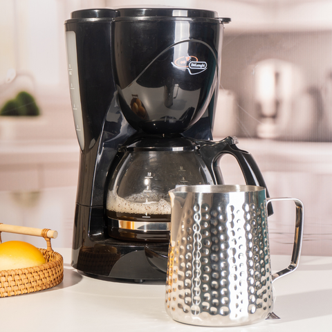 900ml Hammered Stainless Steel Milk Pot