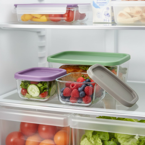 3 Piece Food Container Set