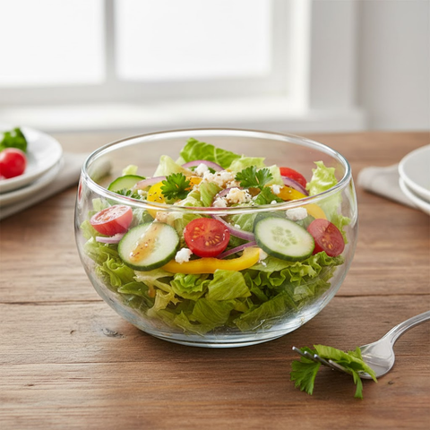 24 Piece 620ml Cleo Glass Bowl