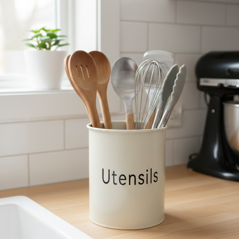 Cream Utensils Holder