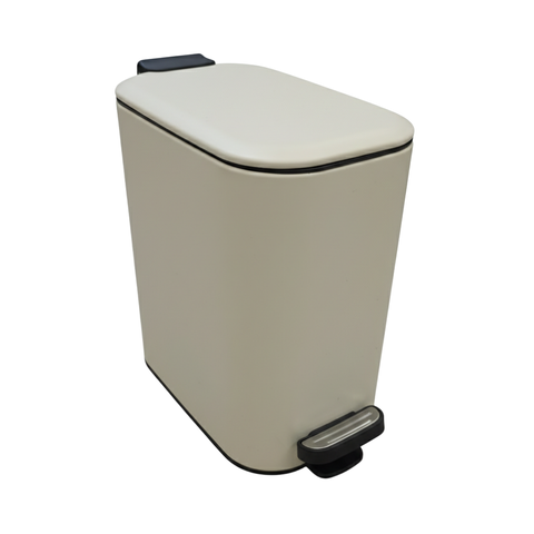6 Litre Cream Dust Bin
