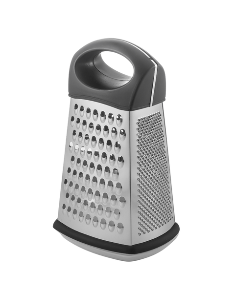 4-Side Stainless Steel Grater With Bowl