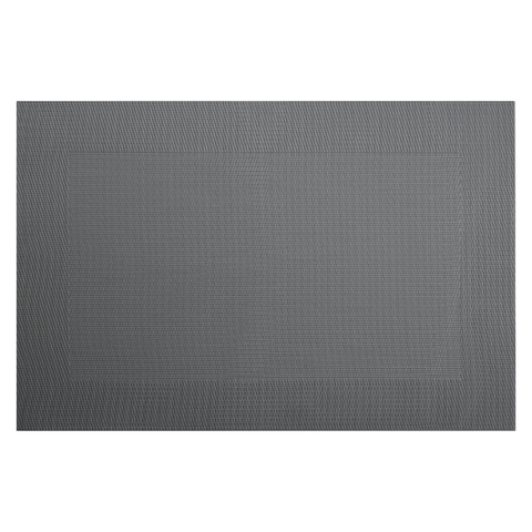 1 Piece Grey Pvc Woven Placemat