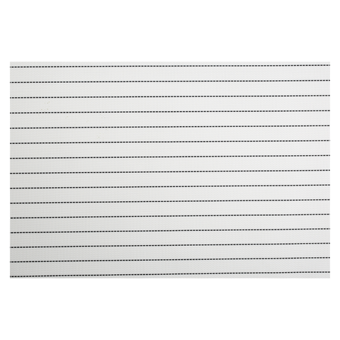 1 Piece White Pvc Woven Placemat