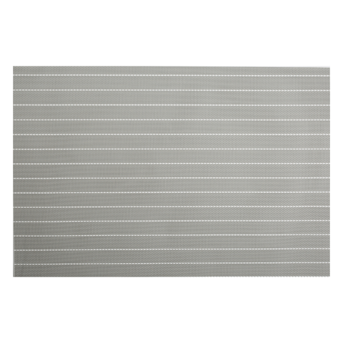 1 Piece Grey Pvc Woven Placemat