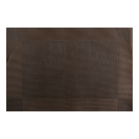 1 Piece Brown Pvc Woven Placemat