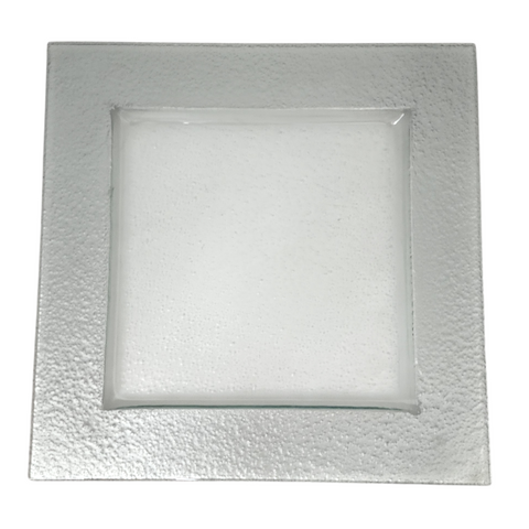 Silver Glass Underplate 
