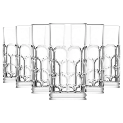 6 Piece 390ml Archie Hi-Ball Glass